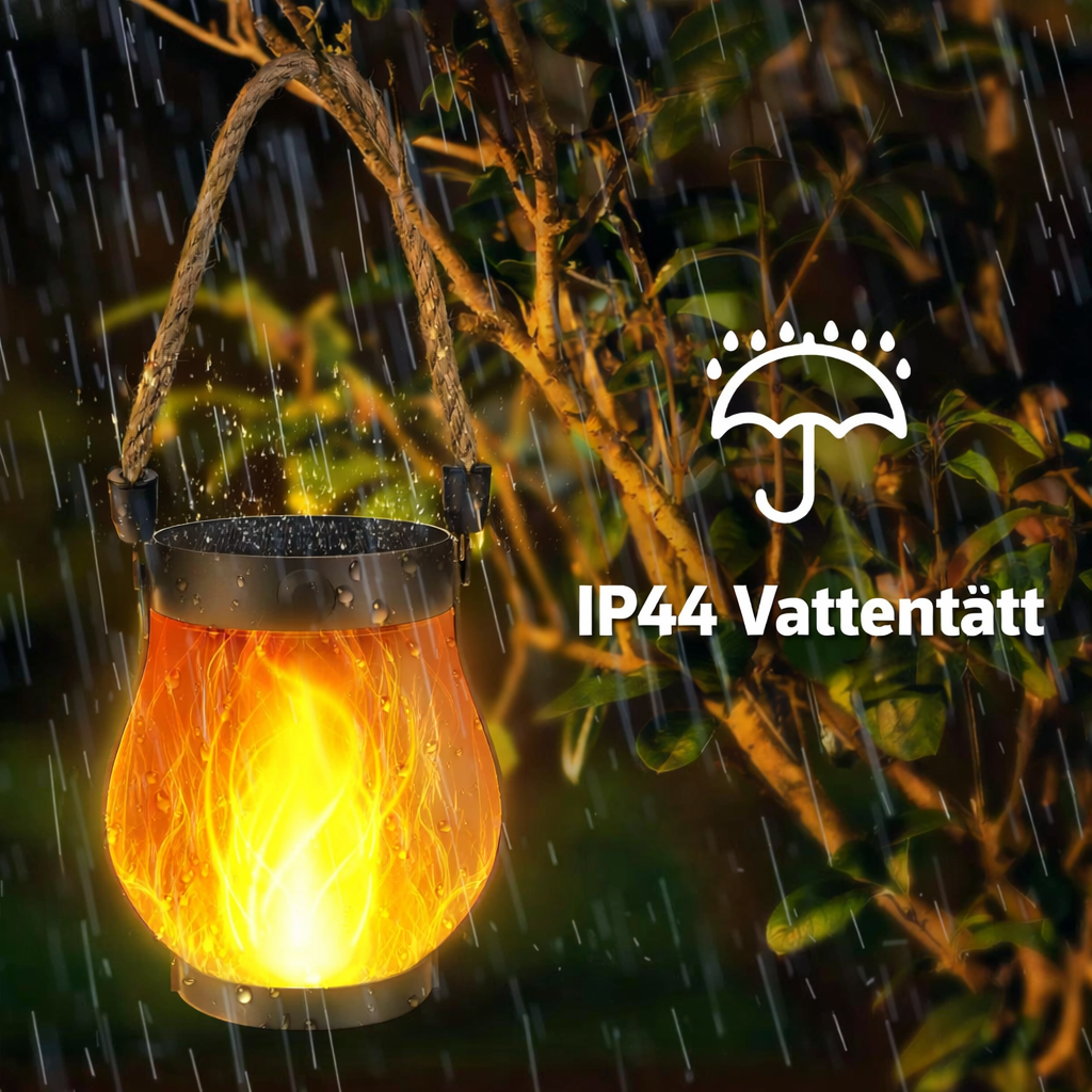 LumiFlame – Elegant Sollykta med Flammande Sken