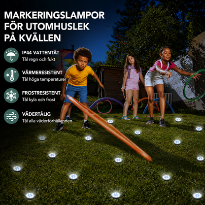 GlowSpot Mini Solcellslampor 10-pack